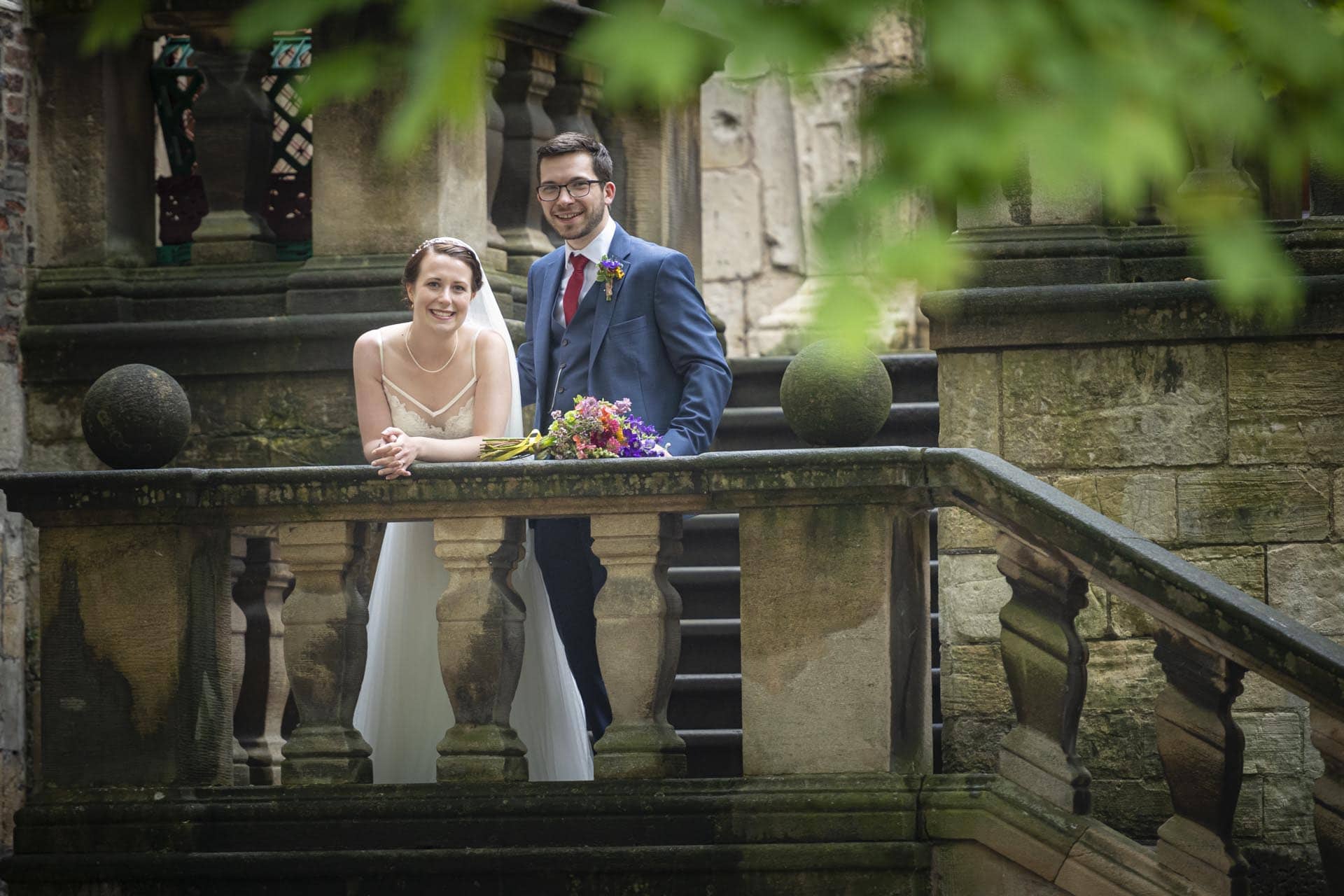 Grace and Andrew York Kings Manor wedding photographer