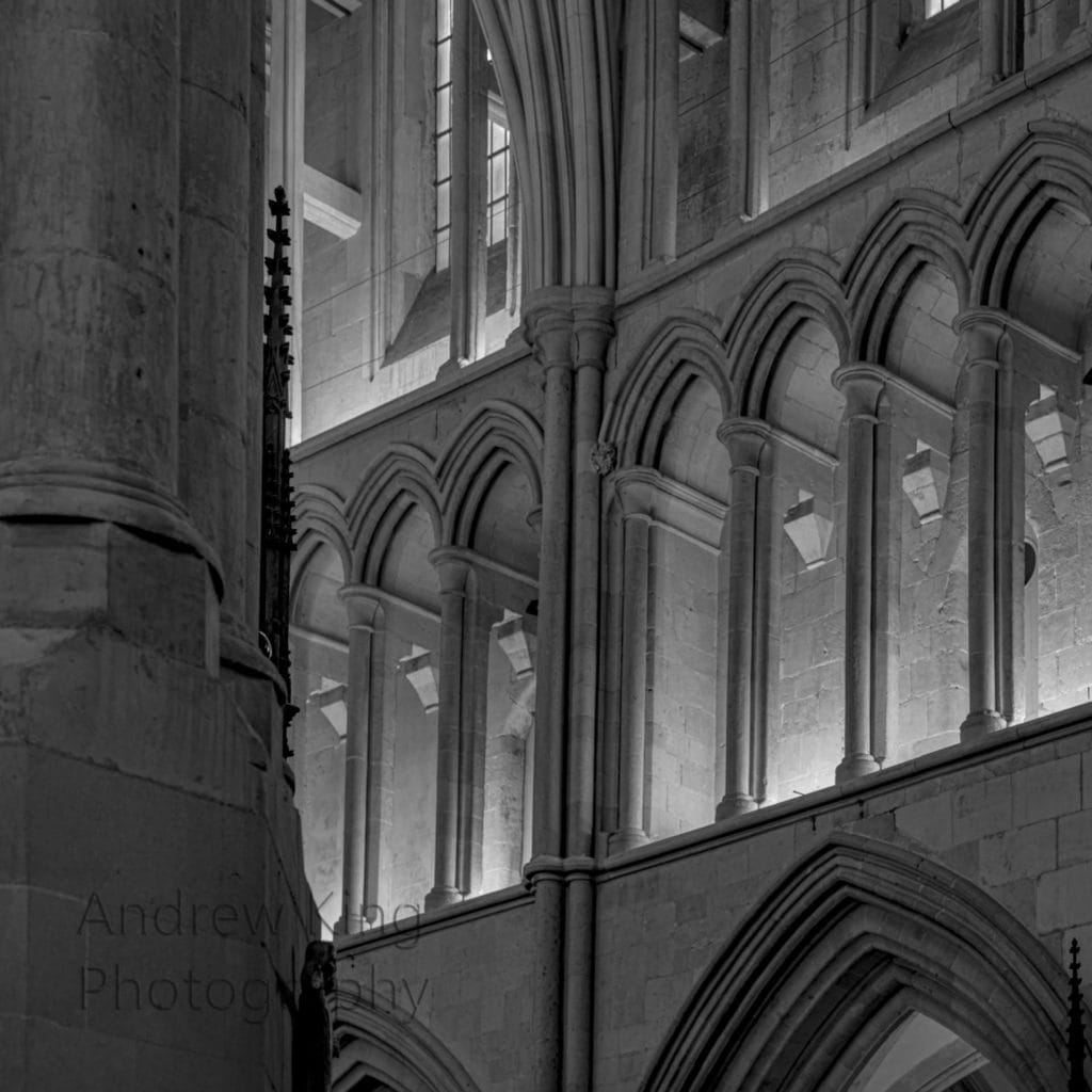 Southwark Cathedral black and white architectural photographer