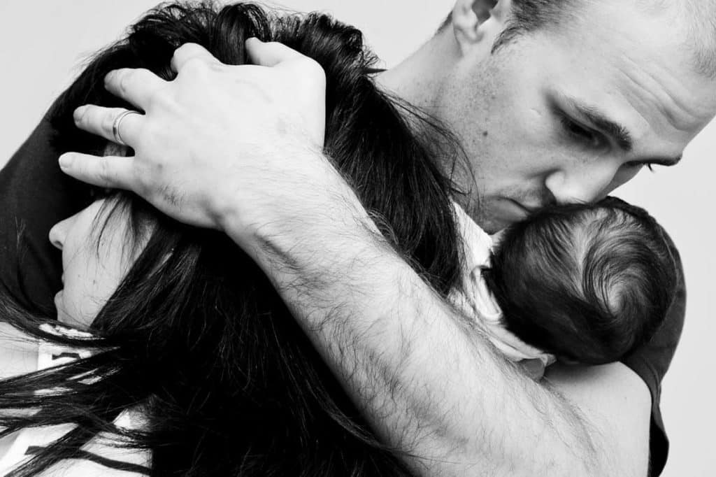 The Father black and white London portrait photographer