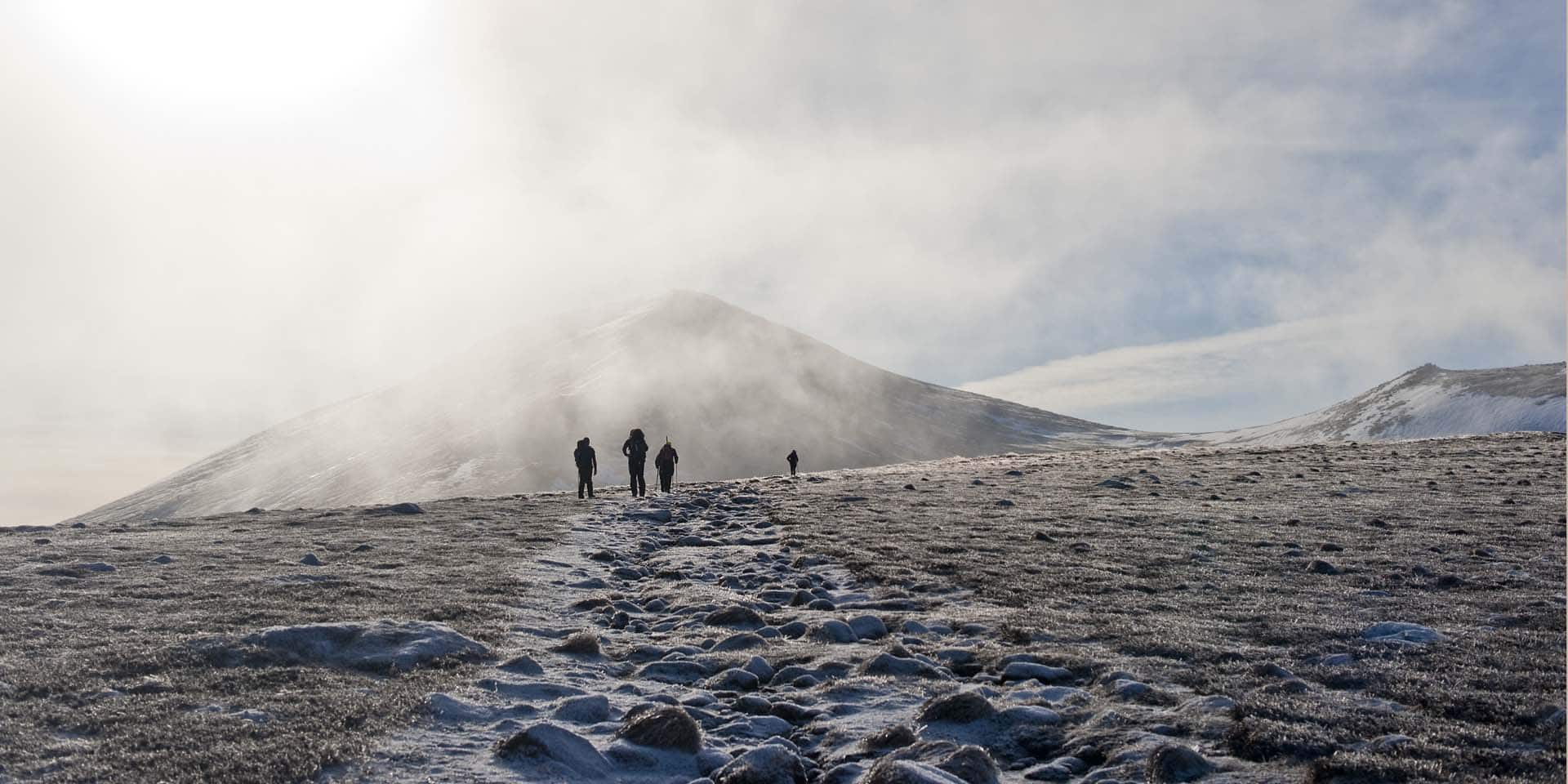 hill-walkers Bynack More group of climbers nikon d700 50mm 1.4g mountain photography