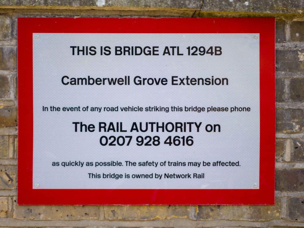 Grove Lane railway bridge Camberwell London photographer Lumix GH3 test 220205 105317 a