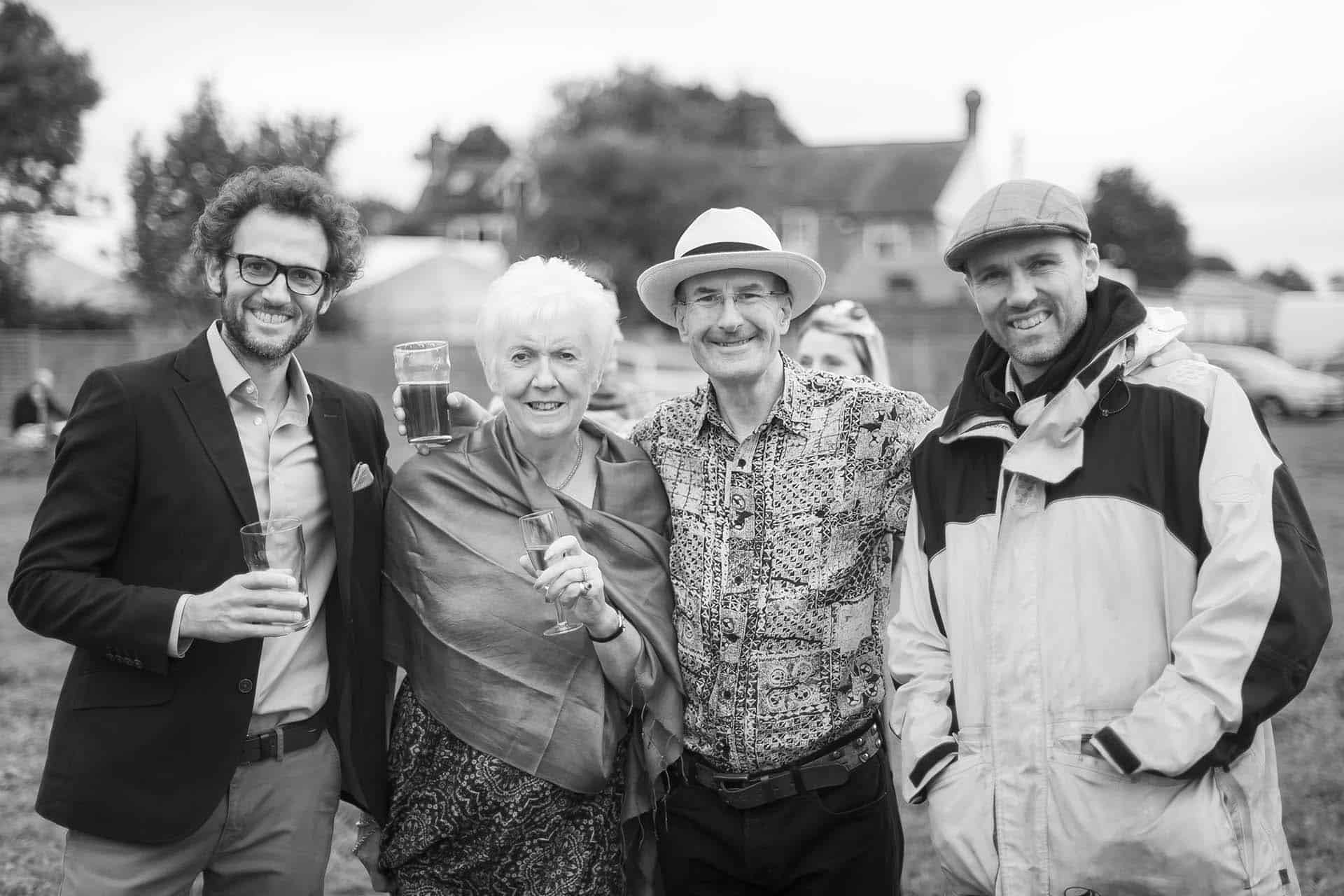 50mm nifty fifty lens wedding photographer 153603 Lewes sussex wedding guest portraits bw