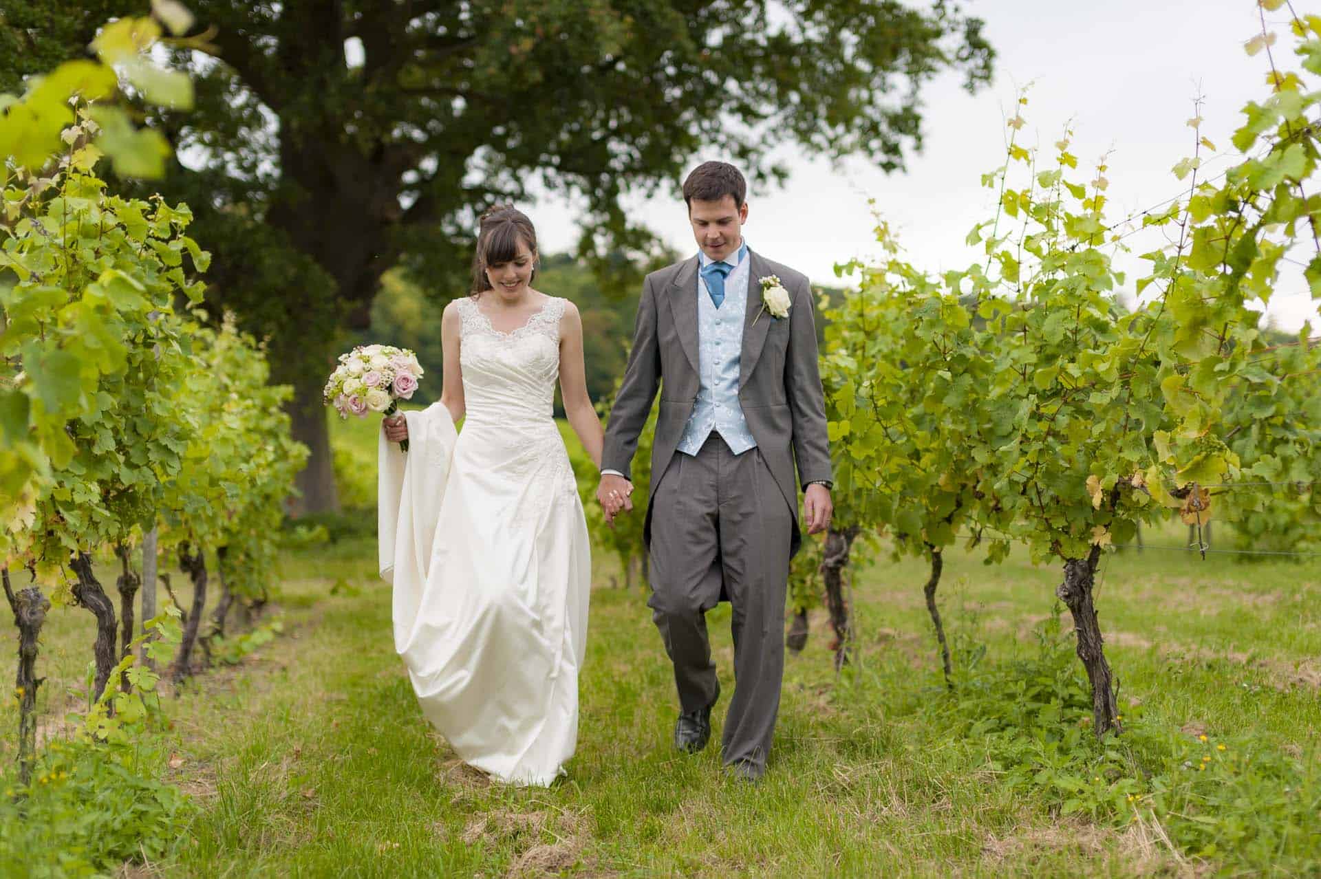 50mm nifty fifty lens wedding photographer 171016 Ashtead surrey wedding bride and groom Denbies vineyard