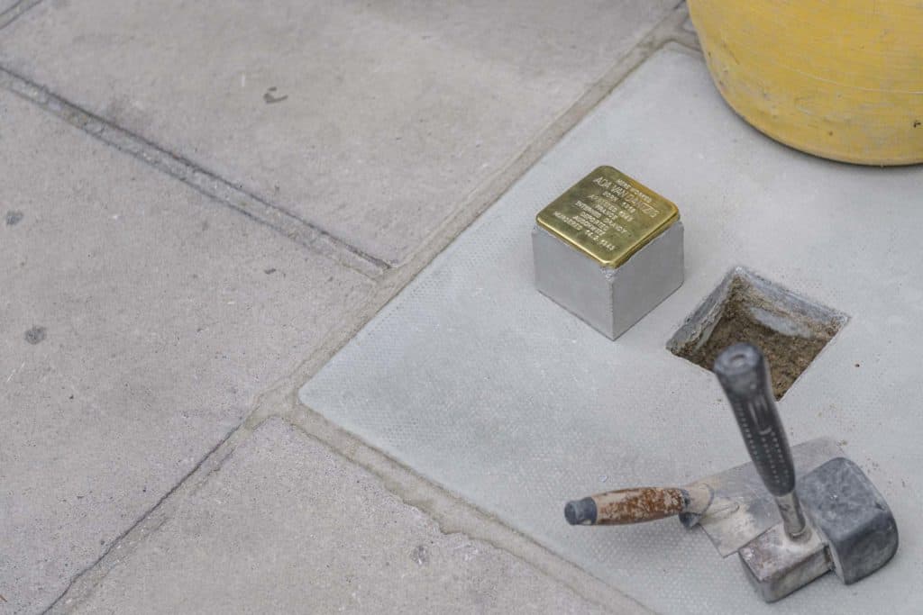Stolperstein Ada van Dantzig Soho London 30 May 22 105237 a