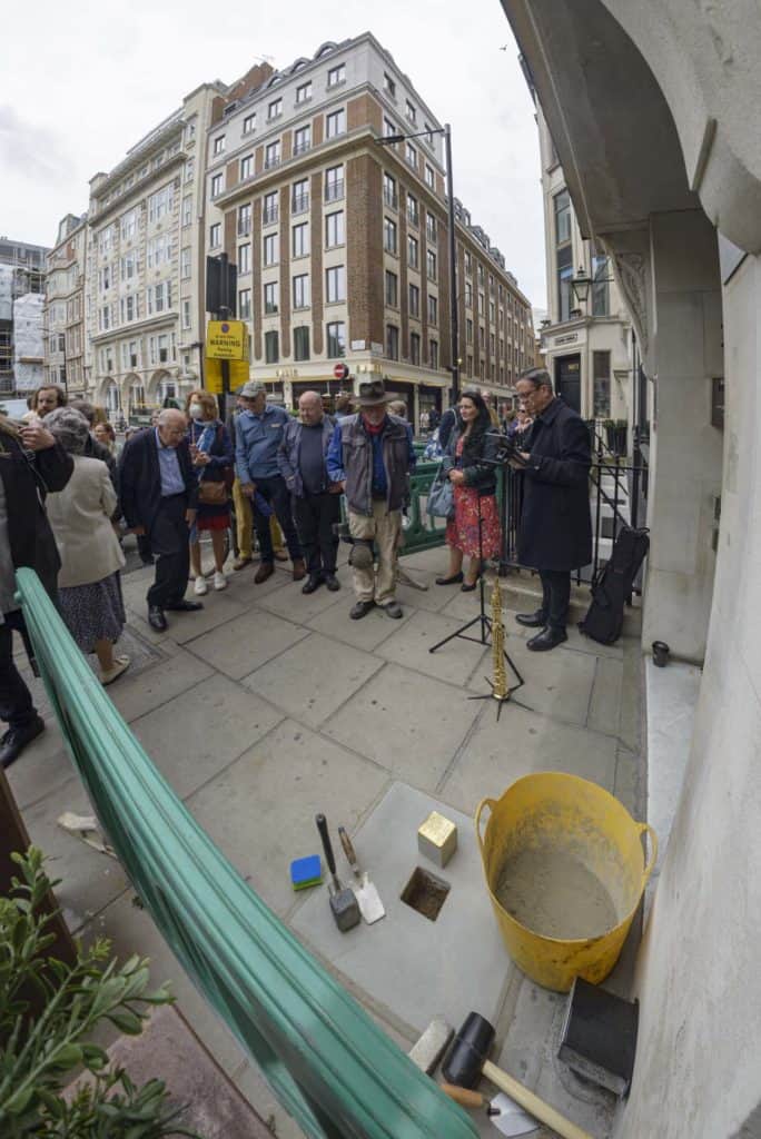 Stolperstein Ada van Dantzig Soho London 30 May 22 105519-2 a