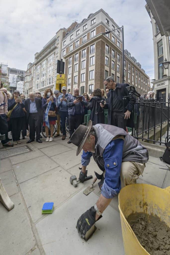 Stolperstein Ada van Dantzig Soho London 30 May 22 105944 a