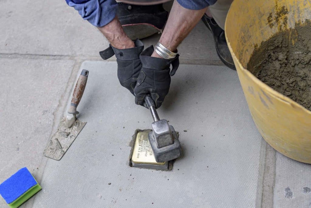 Stolperstein Ada van Dantzig Soho London 30 May 22 110052 (1) a