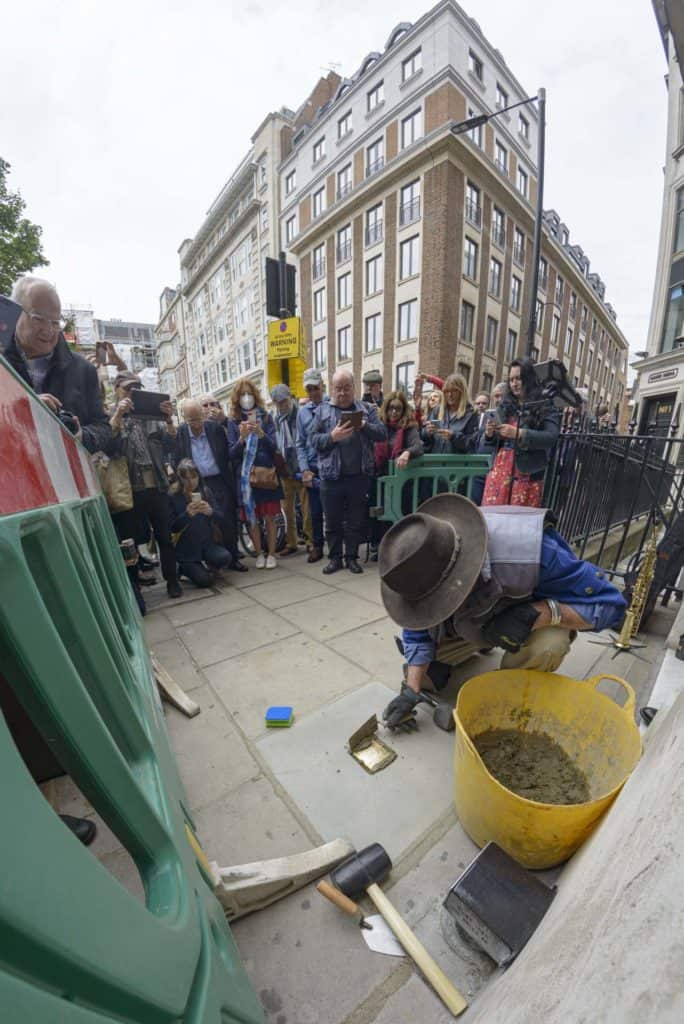 Stolperstein Ada van Dantzig Soho London 30 May 22 110056 (2)-2 a