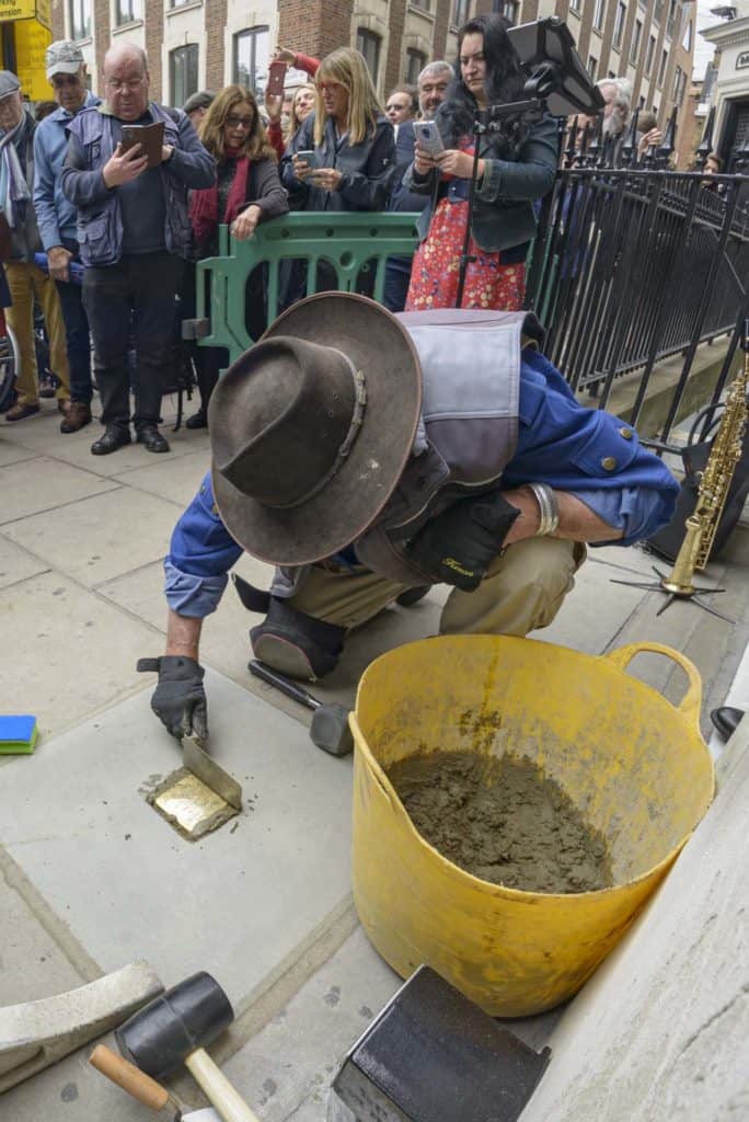 Stolperstein Ada van Dantzig Soho London 30 May 22 110100 (1)-2 a