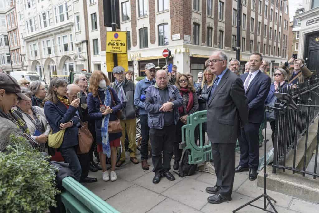 Stolperstein Ada van Dantzig Soho London 30 May 22 110638 a