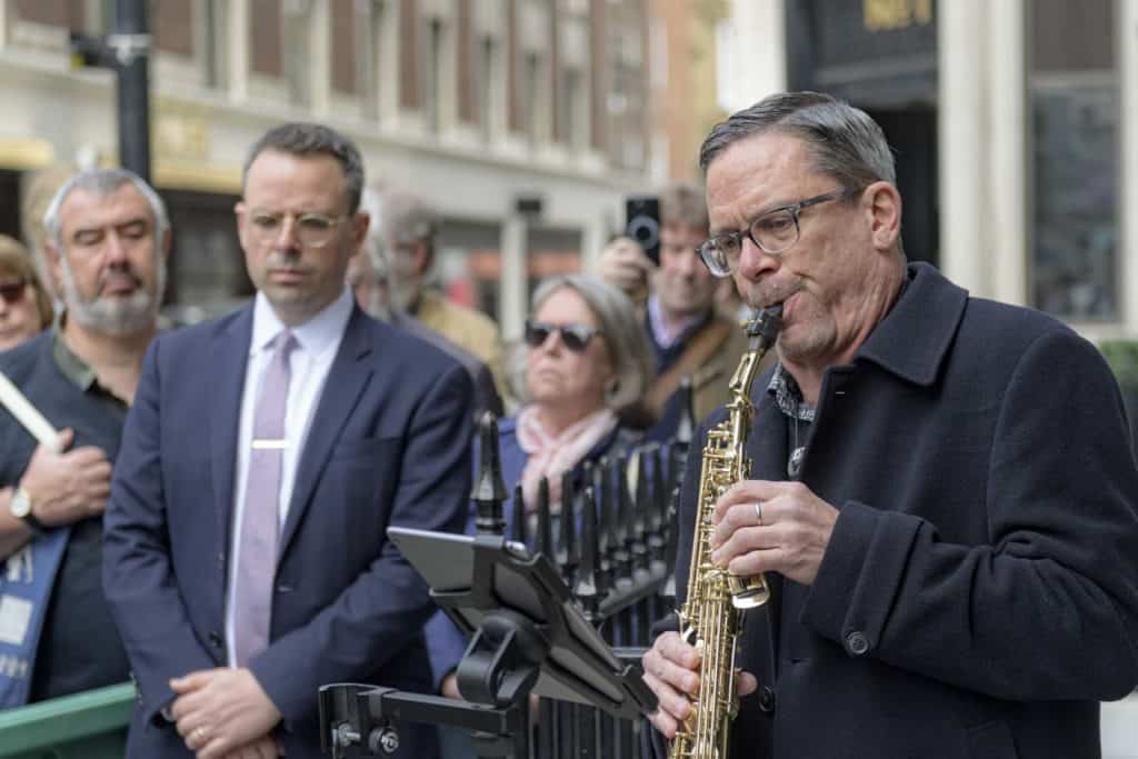 Stolperstein Ada van Dantzig Soho London 30 May 22 111658 a