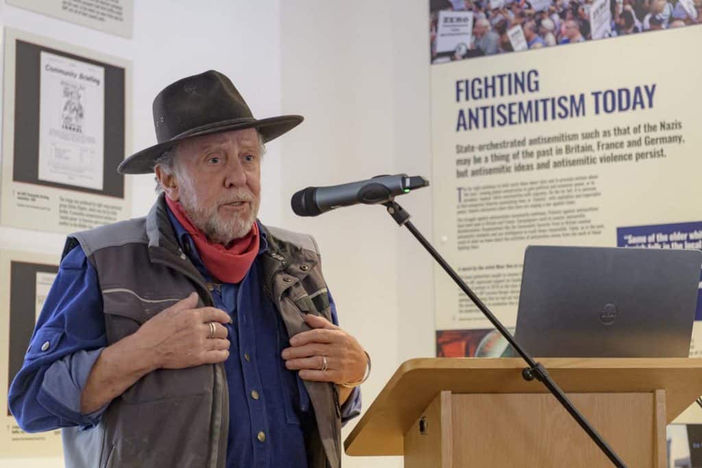 Wiener Holocaust Library Panel Gunter Demnig London 30 May 22 142556 a