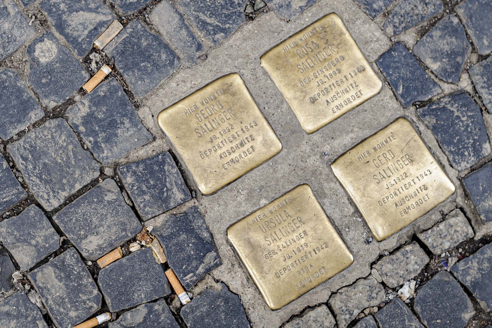 Stolpersteine Familie Salinger Berlin