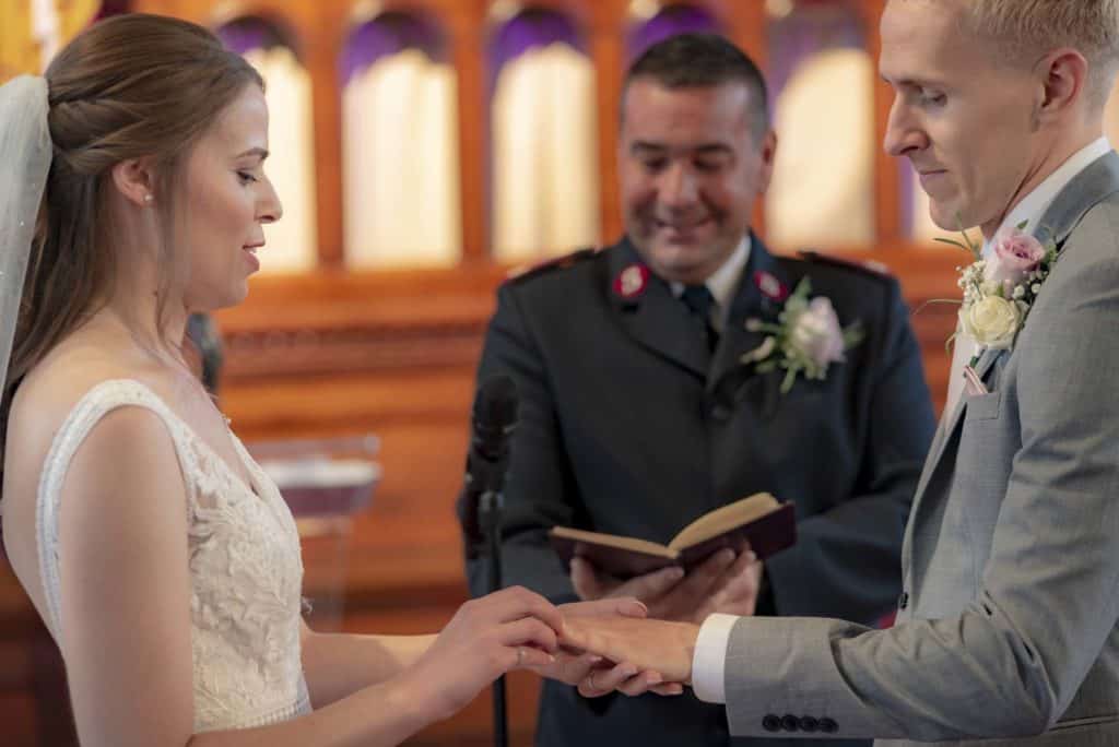 Camberwell Wedding London vows and rings