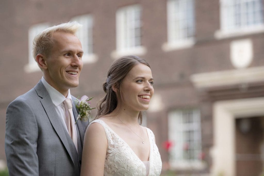 Camberwell Wedding London bride and groom