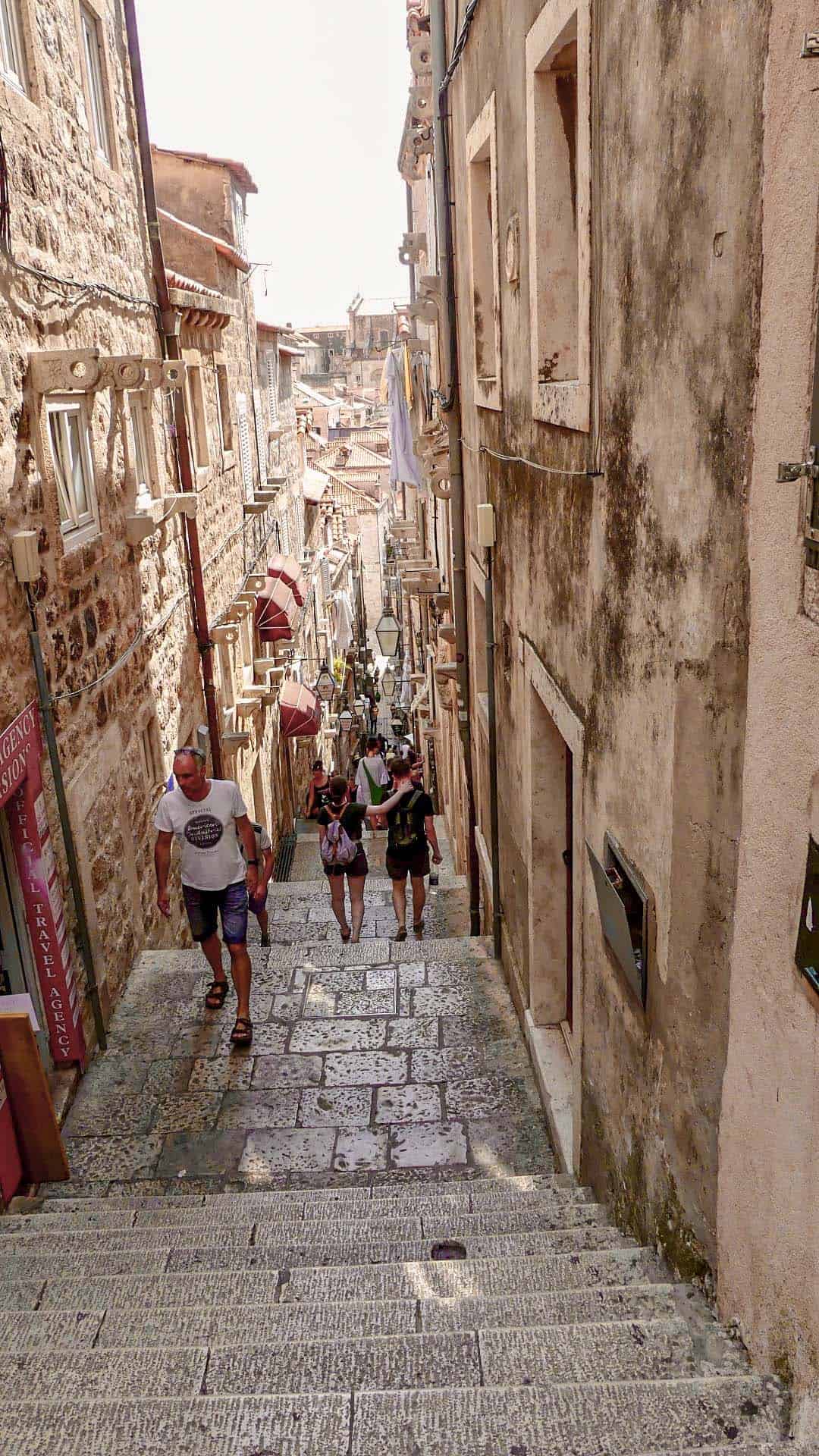 Croatie, Dubrovnik, Žudioska ulica