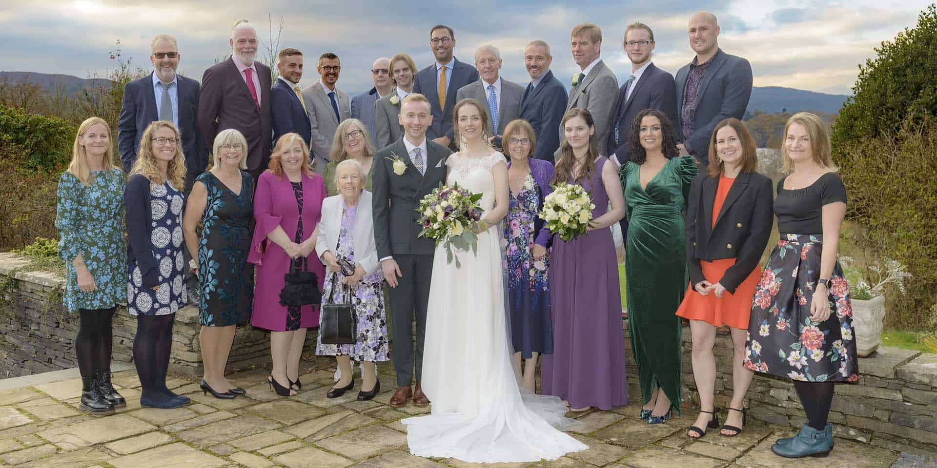 Luke and Katie our wedding banner