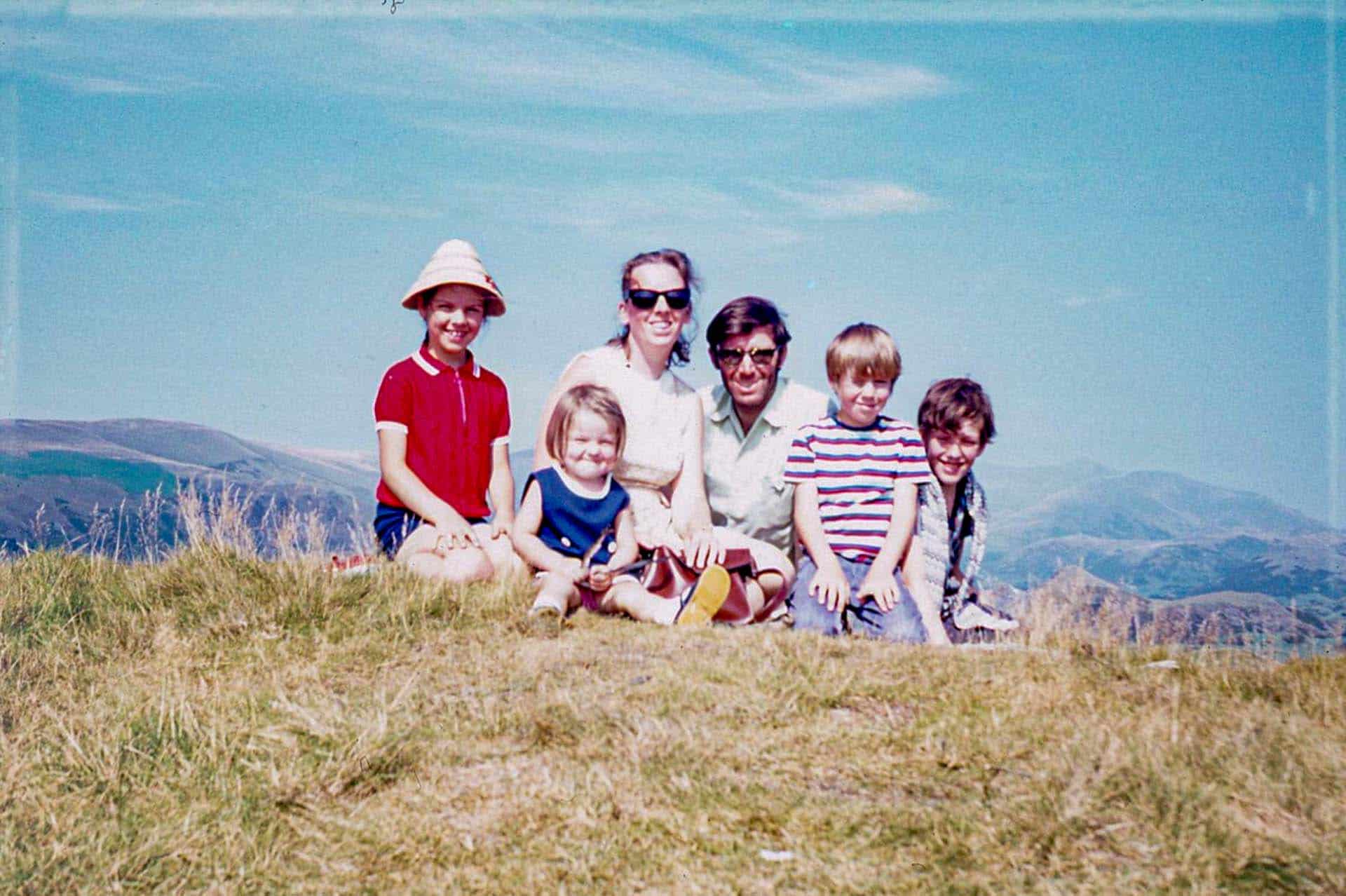 My family in North Wales in about 1972