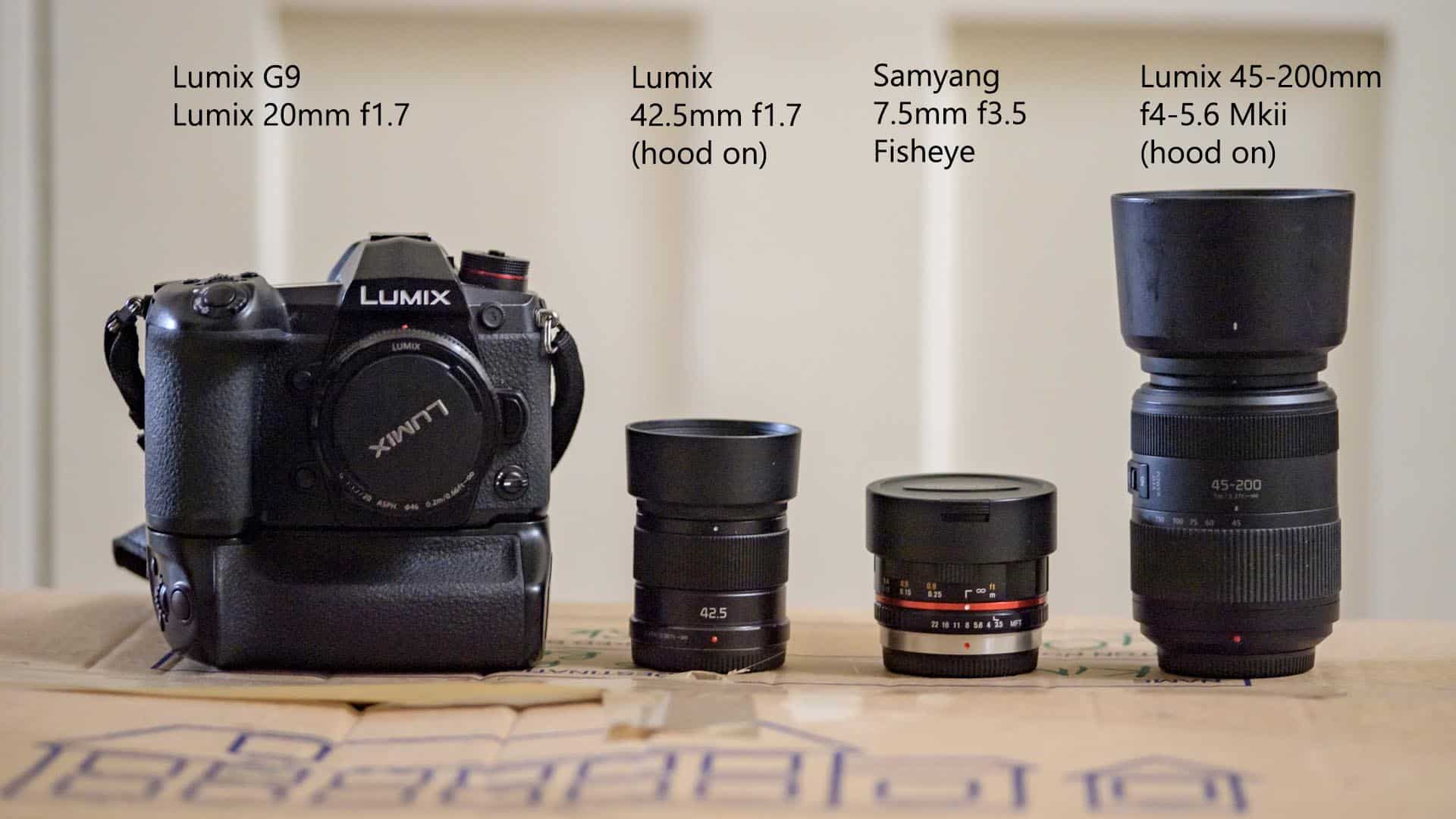 in my bag Lumix micro four thirds mft gear brighton poets pighog