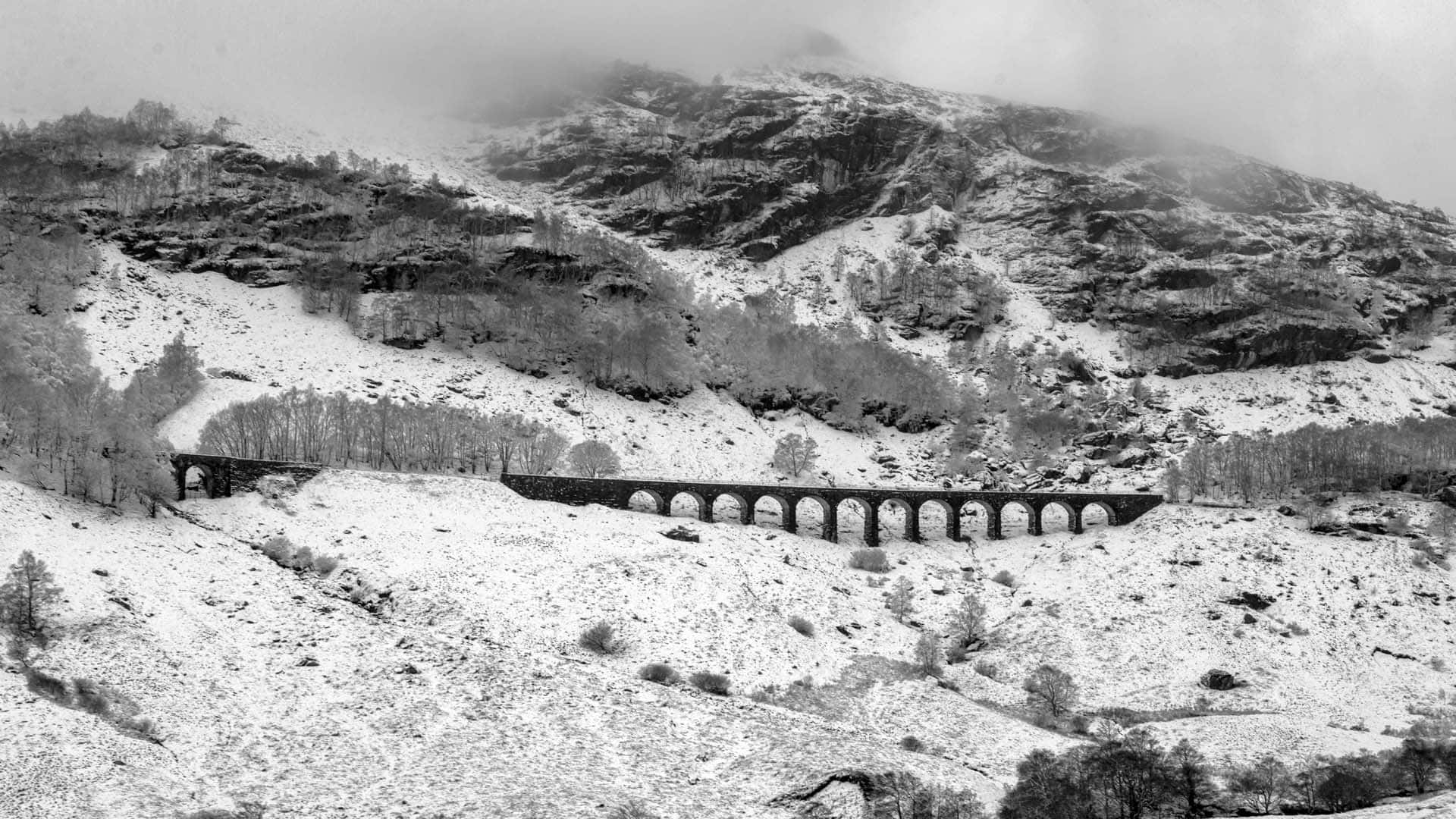 THE VIADUCT: GLEN OGLE, ROB ROY WAY, SCOTLAND