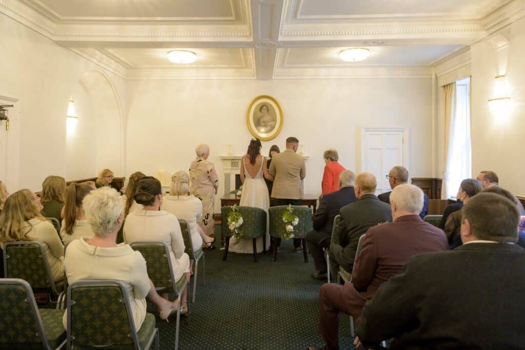 Civic centre ceremony Bromley register office wedding photographer 152206