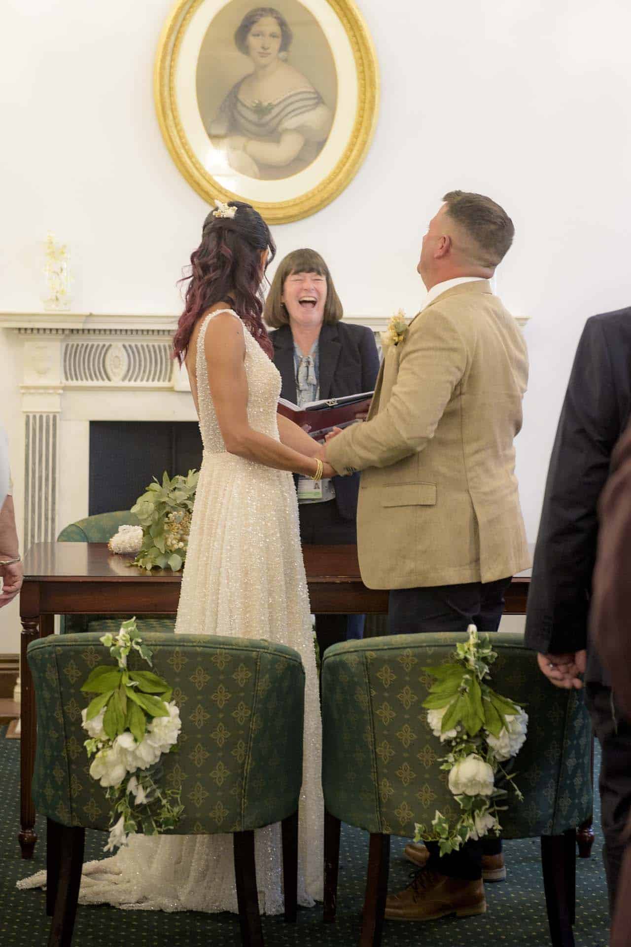 Civic centre ceremony Bromley register office wedding photographer 152306