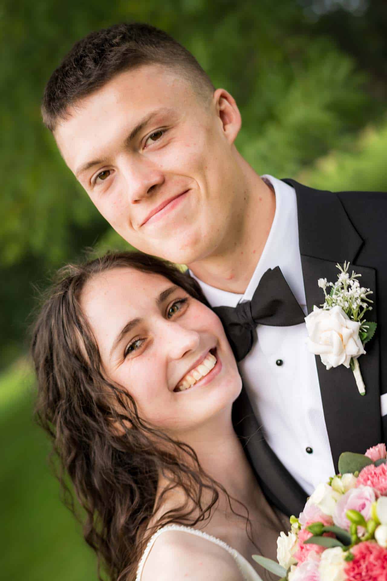 Bride and Groom portrait Wallington Surrey wedding chipstead golf club reception Bromley kent wedding photographer