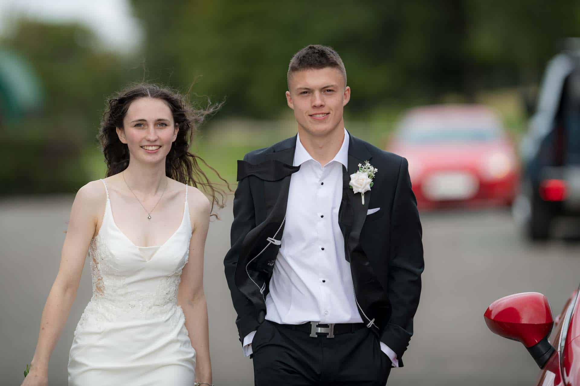 Walking back to the clubhouse chipstead golf club reception Bromley wedding photographer