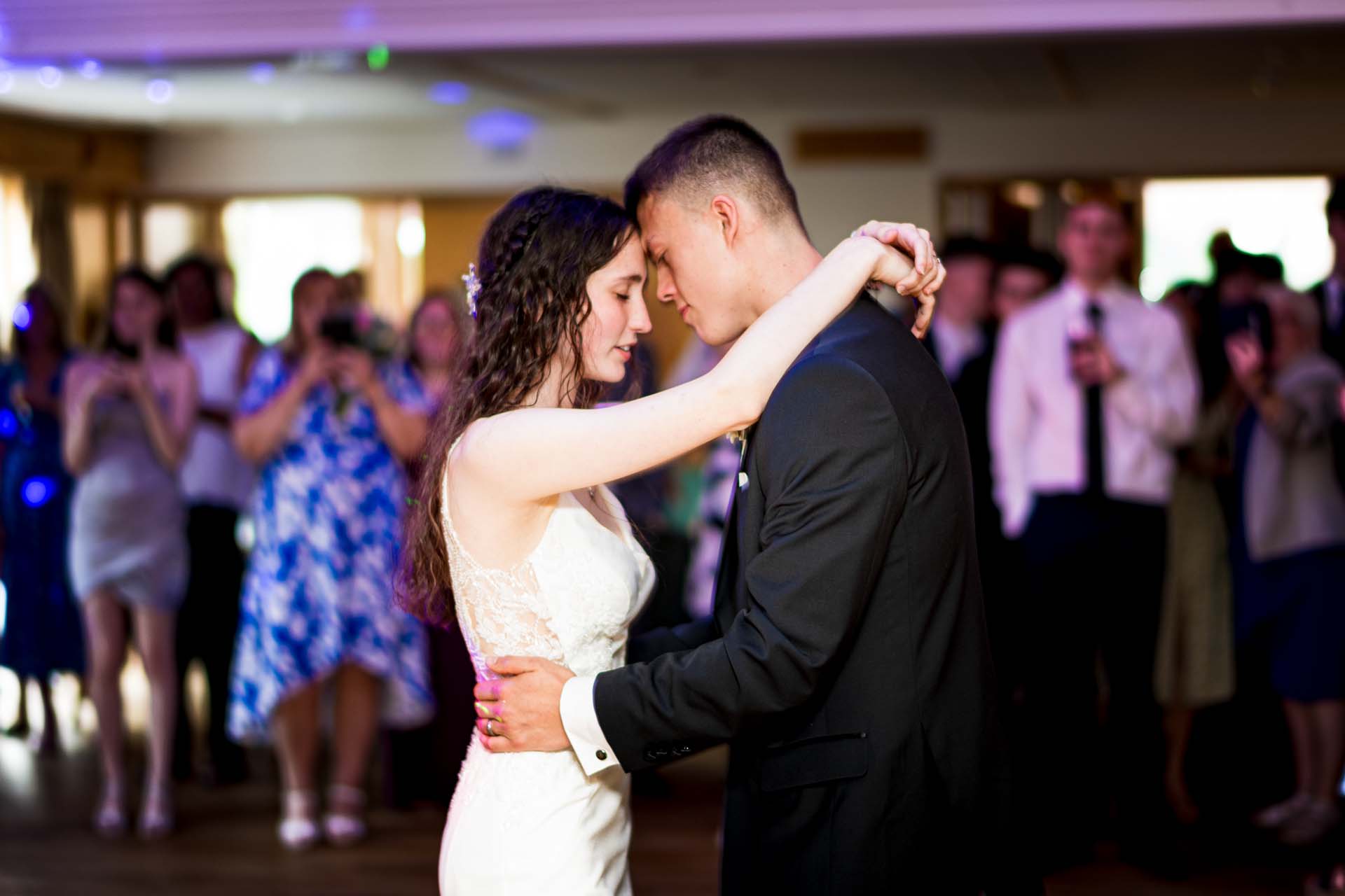 First dance Surrey wedding photographer chipstead golf club reception