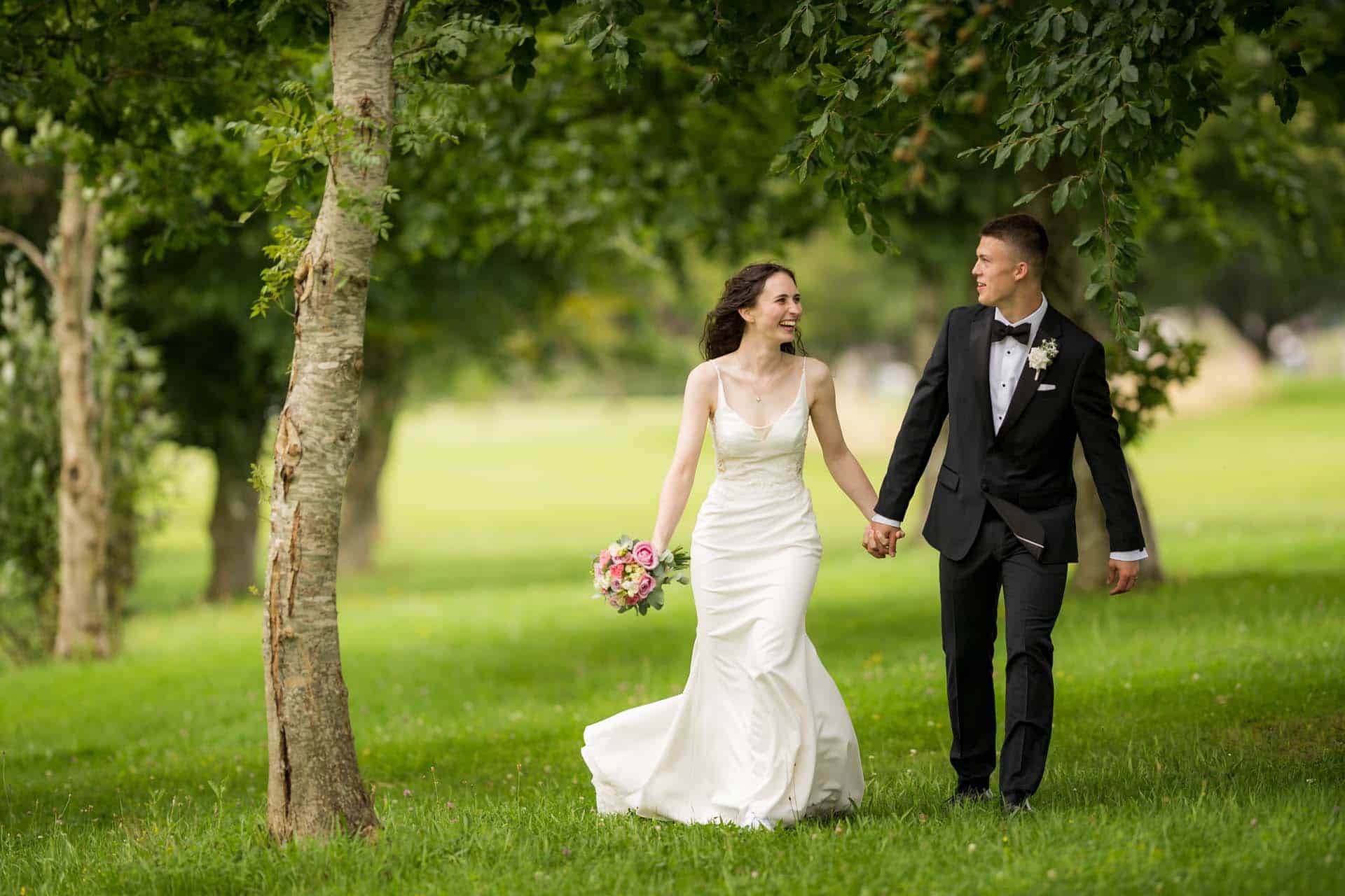 Bride and groom portrait Wallington Surrey wedding chipstead golf club reception Bromley kent wedding photographer 