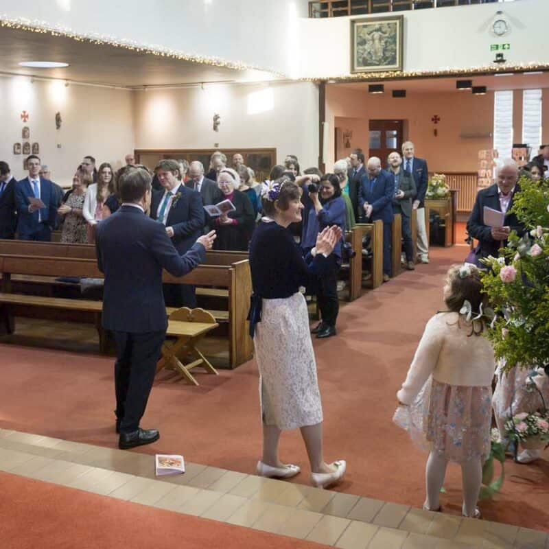 St John Fisher & St Thomas More Church eltham wedding photographers second photographer
