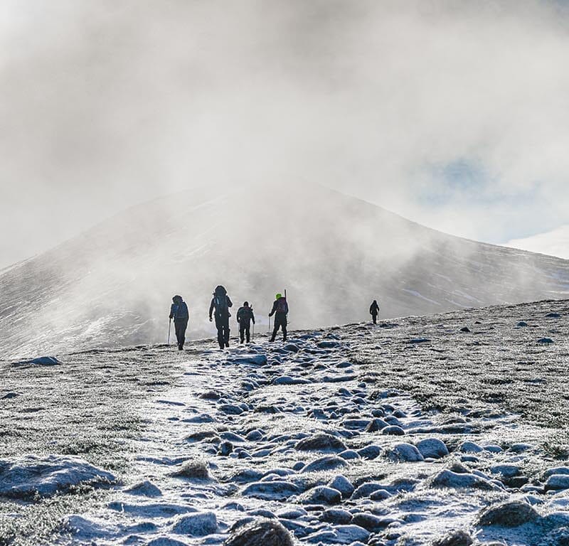 Bynack More winter ascent Cairngorms Aviemore Nikon D700 50mm 1.4