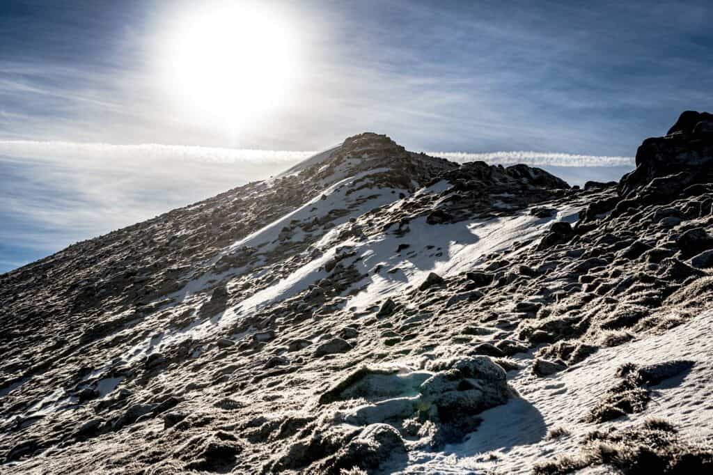 Summit ridge on Bynack More Bromley wedding photographer.