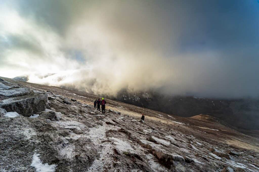 one the way down Bynack More Cairngorm