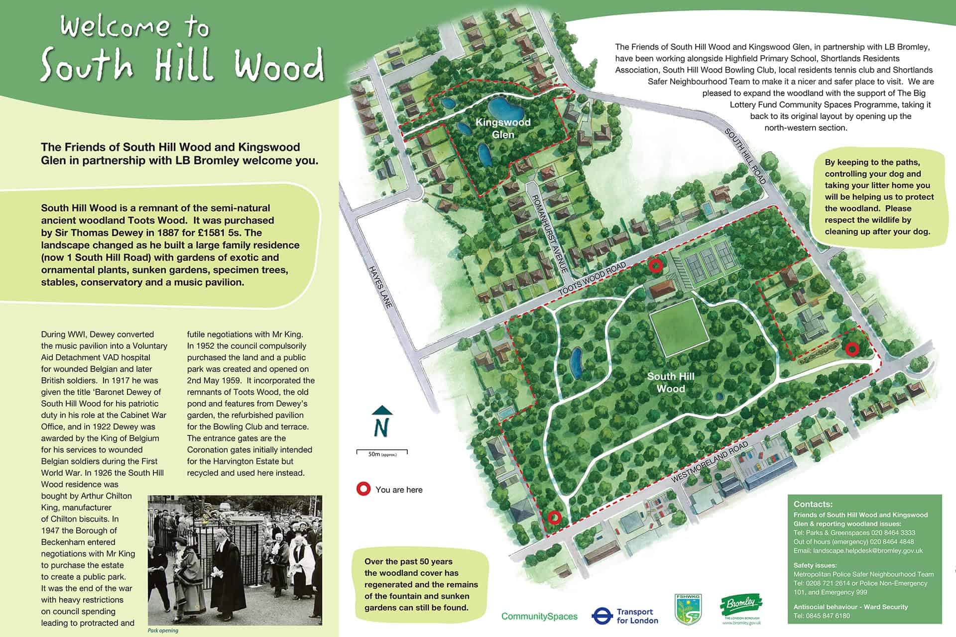 south hill wood info shortlands photographer Toots wood road westmoreland kingswood