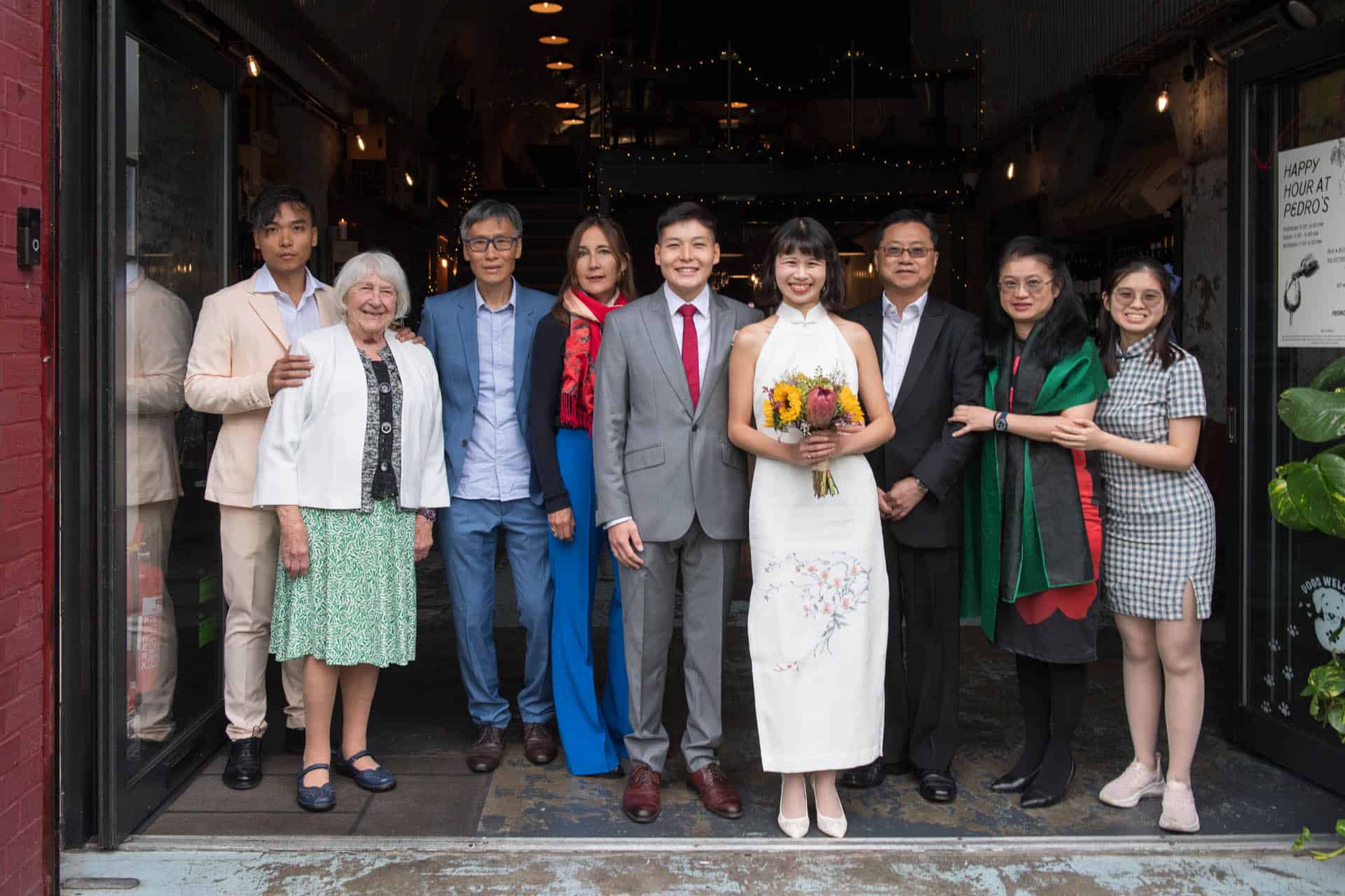 Chelsea Old Town Hall wedding photographer Pedros Wine Bar 113457