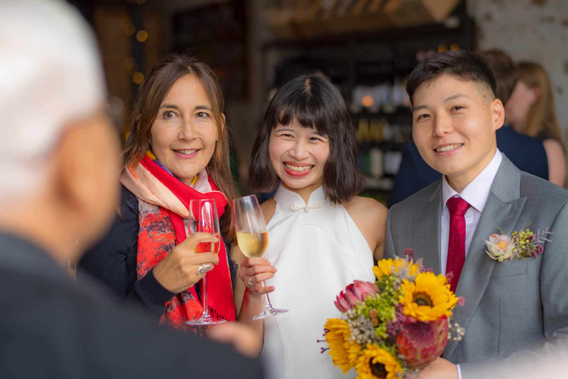 Chelsea Old Town Hall wedding photographer Pedros Wine Bar 120038