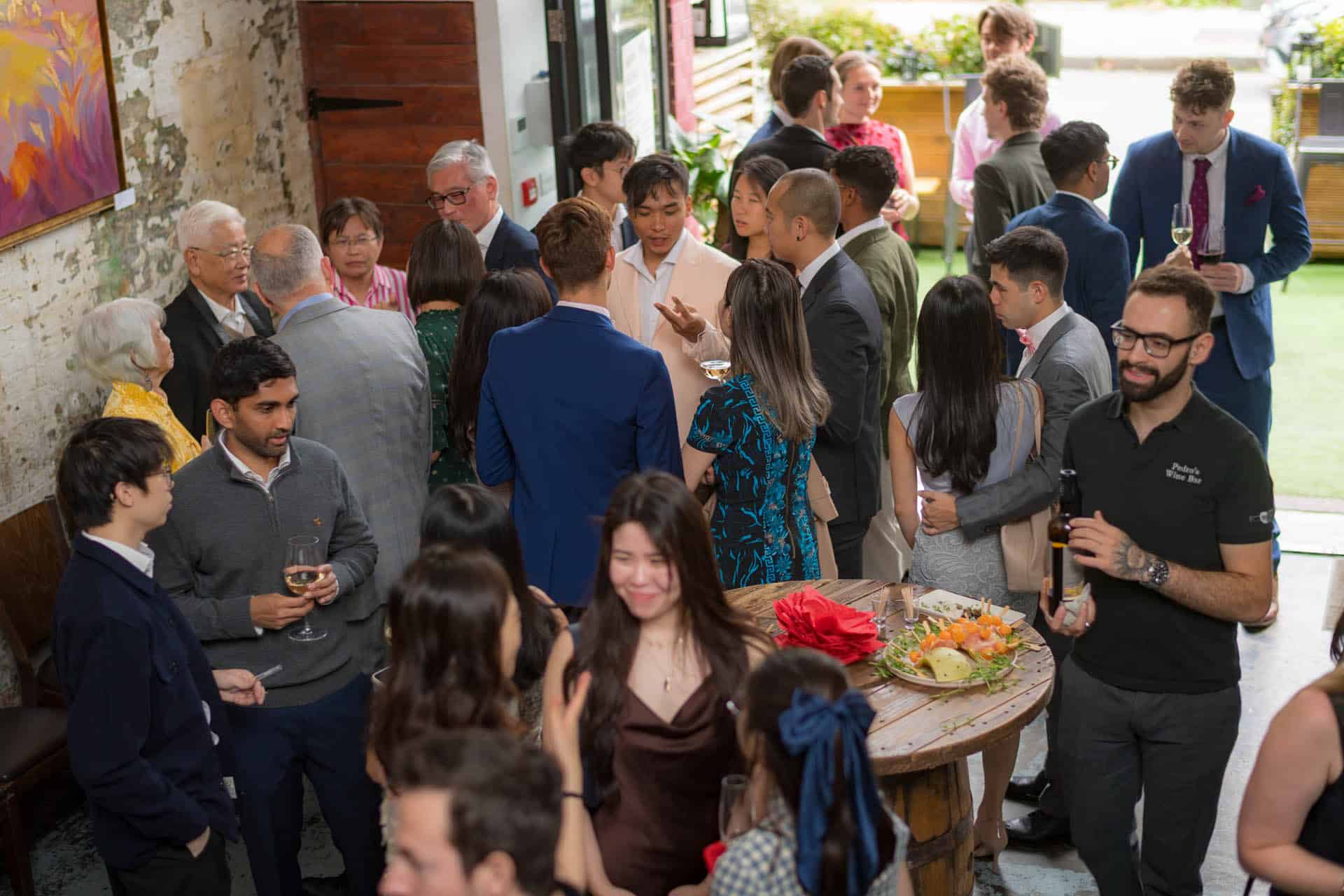 Chelsea Old Town Hall wedding photographer Pedros Wine Bar 124136