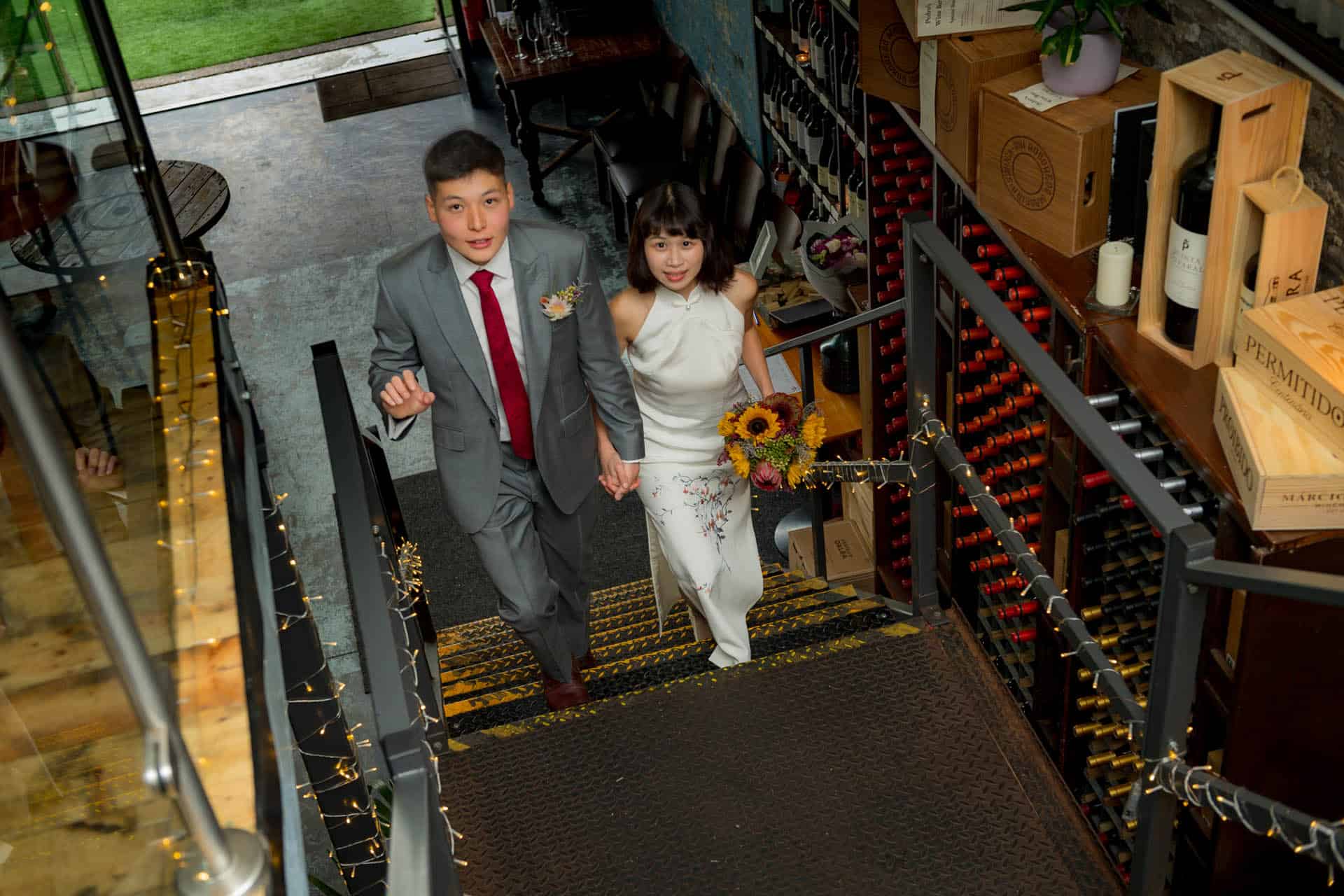 Chelsea Old Town Hall wedding photographer Pedros Wine Bar 131226