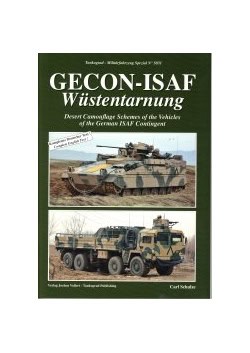 Tankograd 5031 GECON-ISAF Wüstentarnung Desert Camouflage of the Vehicles of the German ISAF Contingent