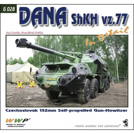 Green 28. DANA ShKH vz. 77 in detail