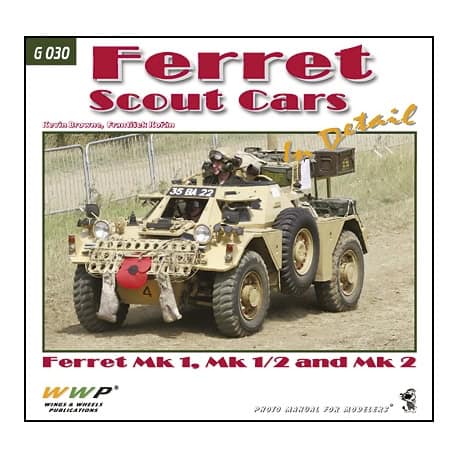 Green 30. Ferret Scout Cars in detail