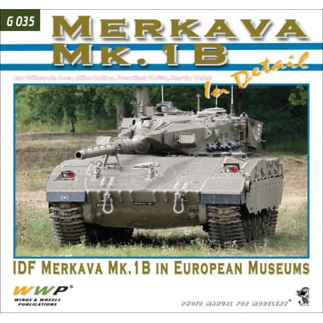 Green 35. Merkava Mk. 1B in detail