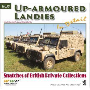 Green 38. Up-armoured Landies in detail