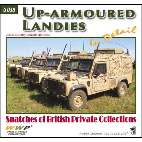 Green 38. Up-armoured Landies in detail