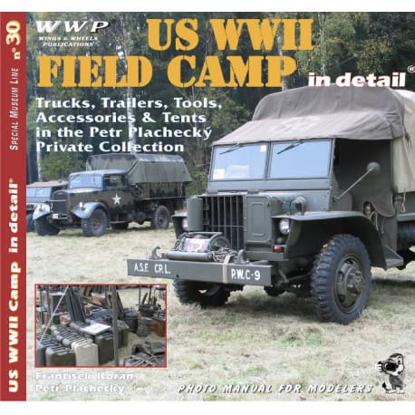 Red 30.US WWII Field Camp in detail