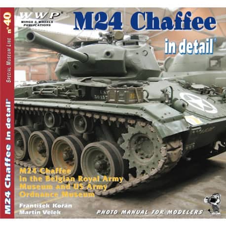 Red 40. M24 Chaffee in detail