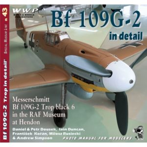 Red 43. Bf 109G-2 in detail