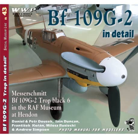 Red 43. Bf 109G-2 in detail