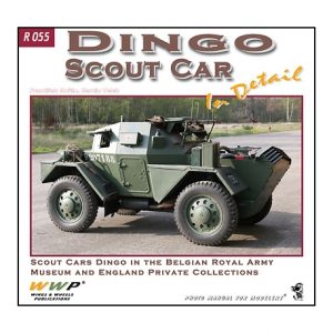 Red 55.Dingo Scout Car in detail
